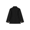Coco Blanc Woven Black Blazer