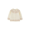 Coco Blanc Embroidered Cream Cardigan