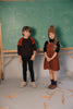 Kix Scallop Edge Corduroy Rust Jumper.