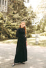 Urban Edge Ruched Cardi Black Maxi