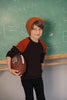 Kix Cord Insert Color Block Cocoa Sweater.