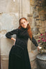 Urban Edge Ruched Cardi Black Maxi