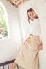 Kix Elasticated Beige Skirt