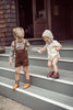 Coco Blanc Thin Corduroy Mocha Overalls *PREORDER*