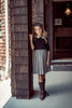 Coco Blanc Pleated Gingham Skirt *PREORDER*