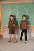 Kix Piping Detail Brown Sweatshirt.