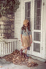 Coco Blanc Pleated Camel Skirt *PREORDER*