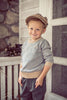 Coco Blanc Crew Speckled Sweater