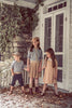 Coco Blanc Pleated Camel Skirt *PREORDER*