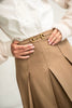 Teen Boss Brown Chain Skirt