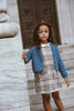 Coco Blanc Cropped Blue Cardigan