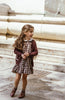 Coco Blanc Girls Burgundy Cardigan