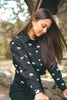 Urban Edge Denim Horse Print Black Shirt