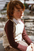 Coco Blanc Raglan Burgundy Sweater
