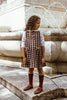 Coco Blanc Gingham Burgundy Jumper