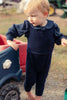 Mini Nod Baby Boy Navy Onesie with Shirt