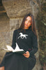 Urban Edge Horse Knit Black Sweater