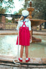 Madeleine Girls Red Pinafore