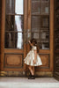 Coco Blanc Jaquard Gold Dress