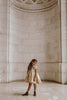 Coco Blanc Jaquard Gold Dress