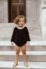Coco Blanc Black Velvet Romper