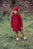 Mini Nod Girl's Red Coat  + Hat