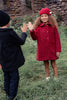 Mini Nod Girl's Red Coat  + Hat