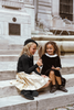 Coco Blanc Pleated Gold Skirt