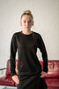 Teen Boss Black/Red Cutout Heart Sweatshirt