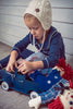 Coco Blanc Collared Navy Pajamas *PREORDER*