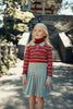 Cottier Selena Pleated Gray Skirt