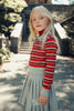 Cottier Selena Pleated Gray Skirt