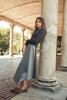 Soir Claudia Wrap Grey Midi Skirt