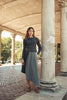Soir Lyla Collared Grey Sweater.