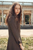 Soir Cleo Brown Dress.