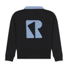 Retrokid Denim Collar Scuba Bomber Black/Denim