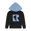 Retrokid Denim Hood Scuba Bomber Black/Denim