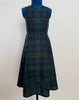 Christina Rohde Green Plaid Dress