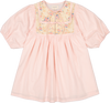 Louis Louise Paulalong Cotton Veil Stripe Pink Dress