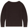 Calla Lili Boy Knit Round Neck Brown Sweater.