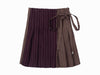 Cottier Olivia Wrap Maroon Skirt.