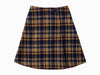 Cottier Aria Plaid Wrap Multi Skirt.