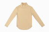 Cottier Delilah Mustard Turtleneck.