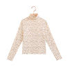 Retrokid Emerson Printed Turtleneck Floral Shirt.