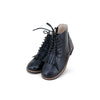 Camille Kids Emily Leather Black Fringes Booties