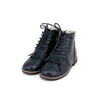 Camille Kids Emily Leather Black Fringes Booties
