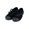 Camille Kids Estella Suede + Leather Black Shoes
