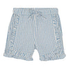 Floss River Frill Blue/ Soft White Shorts