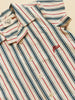 Floss Mile Short Sleeve Red/ Blue Stripes Shirt