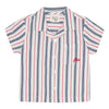 Floss Mile Short Sleeve Red/ Blue Stripes Shirt